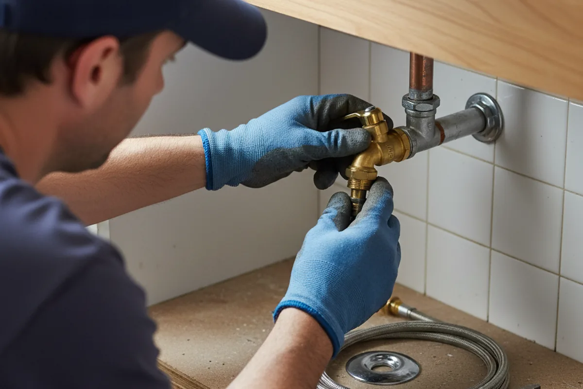 Shutoff valve and fitting work during Well Pump Repair in Palm Coast